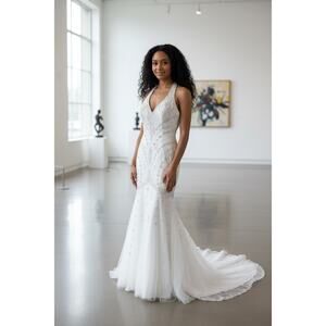 Beaded Imperial Mermaid Gown size 10